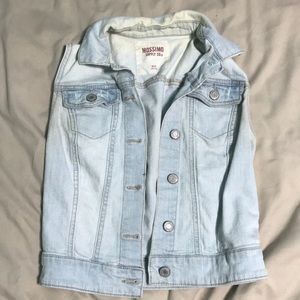 jean jacket vest